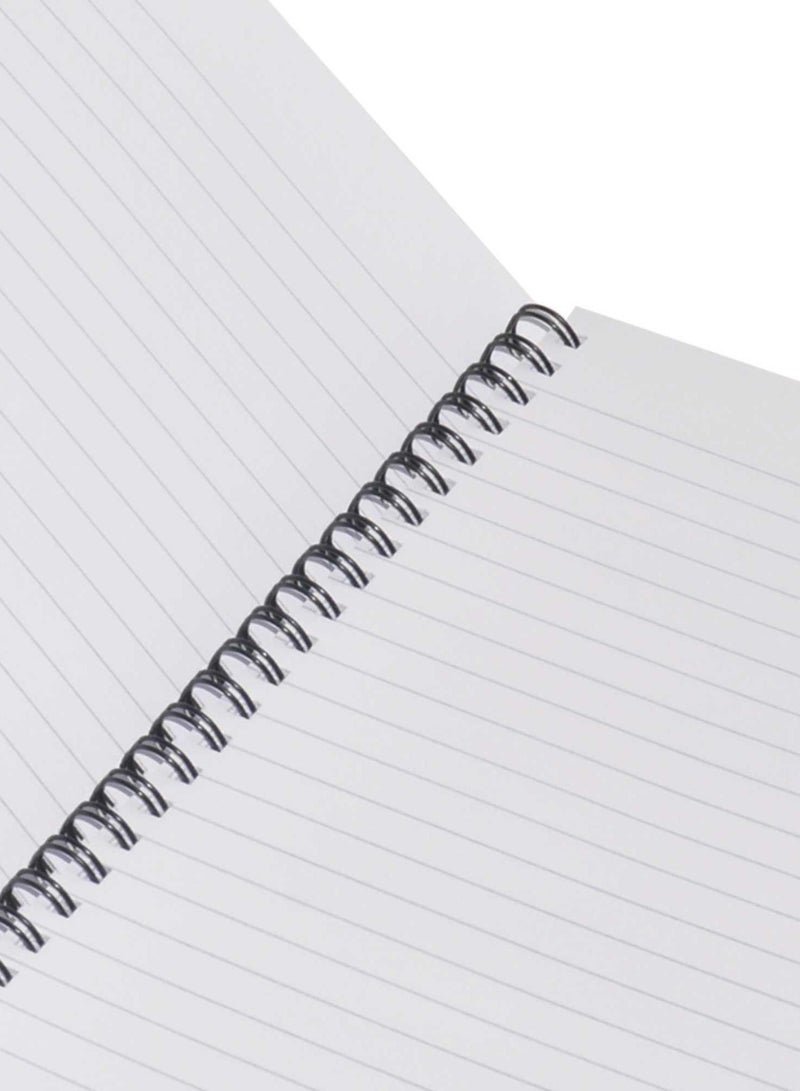 FIS LIGHT Pack of 10  Spiral Soft Cover Notebook, Single Line, 9X7 Inches (22.86 X 20.32 CM), 100 Sheets -LINB971603S - Image 3