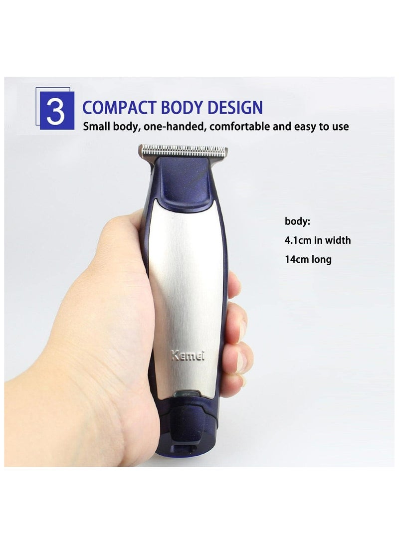 ماكينة قص الشعر للرجال ماكينة قص الشعر ذاتية التنصت مقاومة للماء وقابلة لإعادة الشحن عبر USB - Image 4