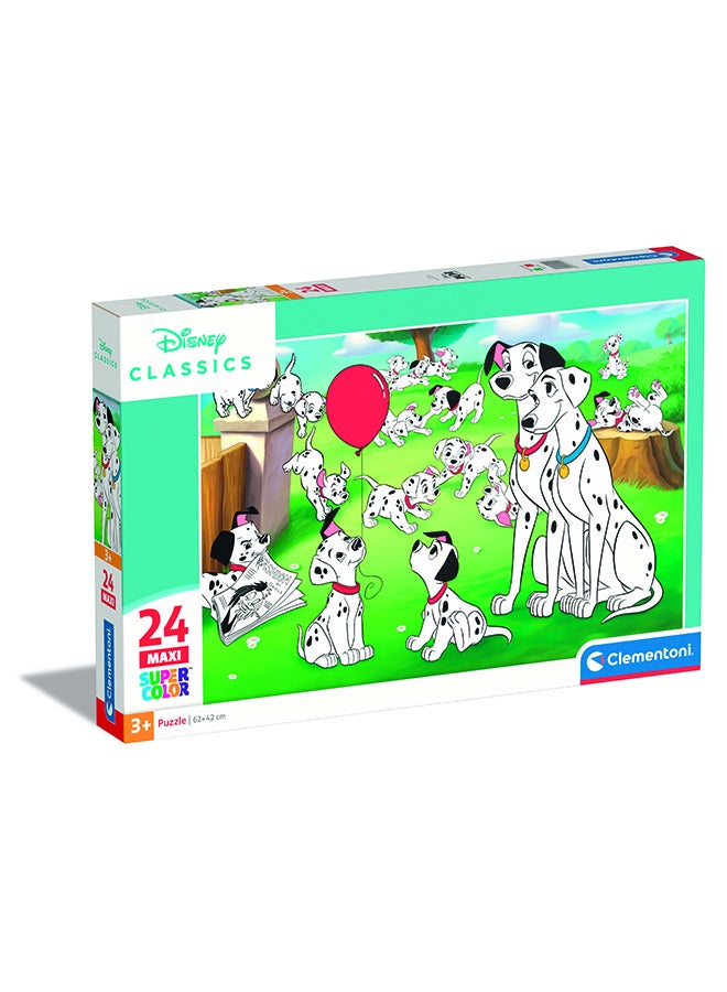 Clementoni 24 Piece Maxi Puzzle – Disney Classics | Kids Jigsaw Puzzle Large Pieces Age 3+ - Image 1