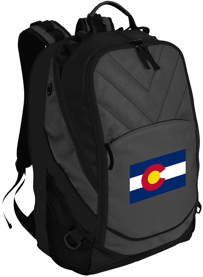 Broad Bay Colorado Flag Backpack Laptop Computer Bag - Image 1