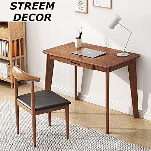 Streem Sheesham Wooden Study Table for Students Laptop Office Desk Workstation Writing Tables for Study Room Home Wooden Furniture for Study Room 86*50*75 cm - Image 3
