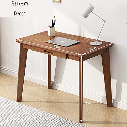 Streem Sheesham Wooden Study Table for Students Laptop Office Desk Workstation Writing Tables for Study Room Home Wooden Furniture for Study Room 86*50*75 cm - Image 2