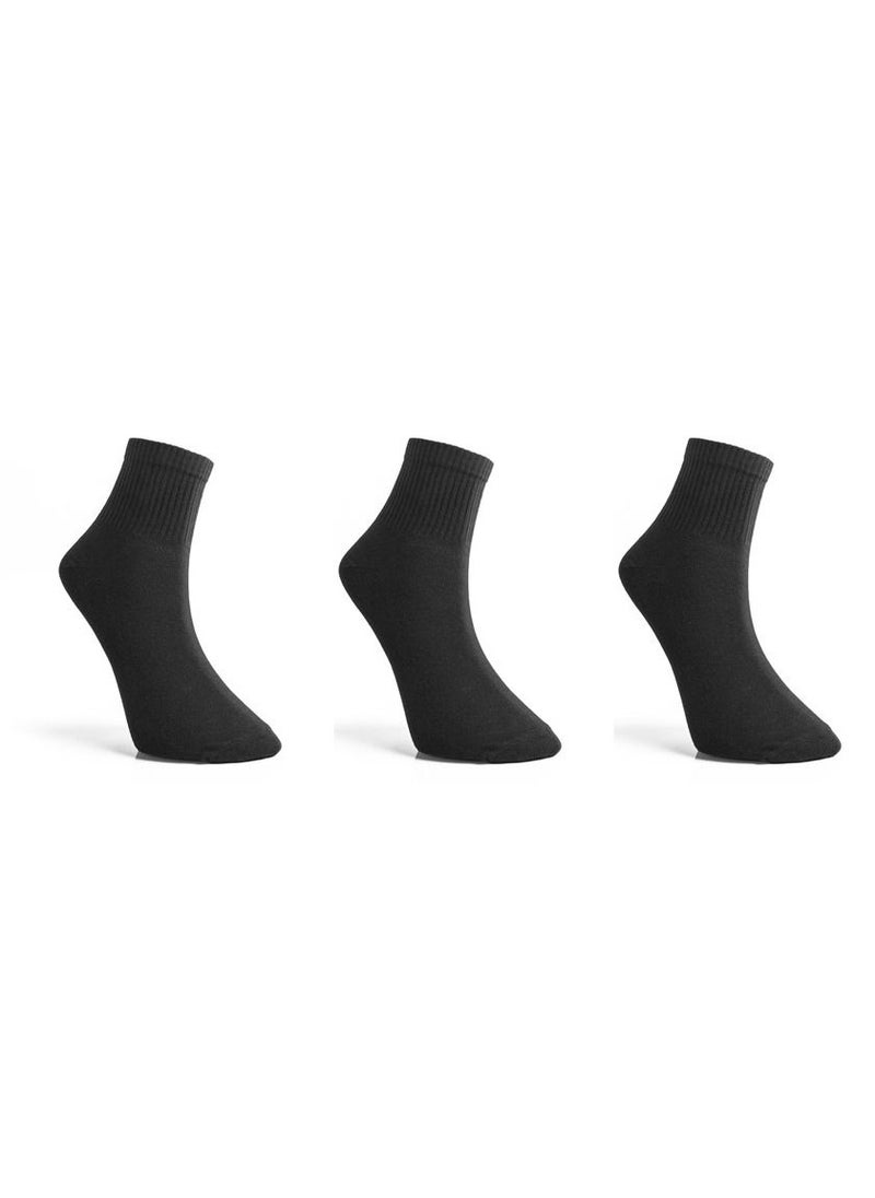 Maestro Maestro Tennis Bucket 3 Socks Black-123 