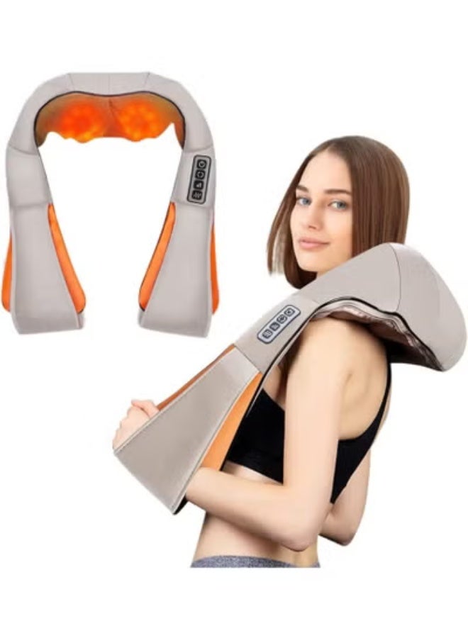 Back & Neck Massager Device – 4D Deep Tissue Electric Massage with Heat – Relaxing & Easy-to-Use for Daily Comfort - Image 1
