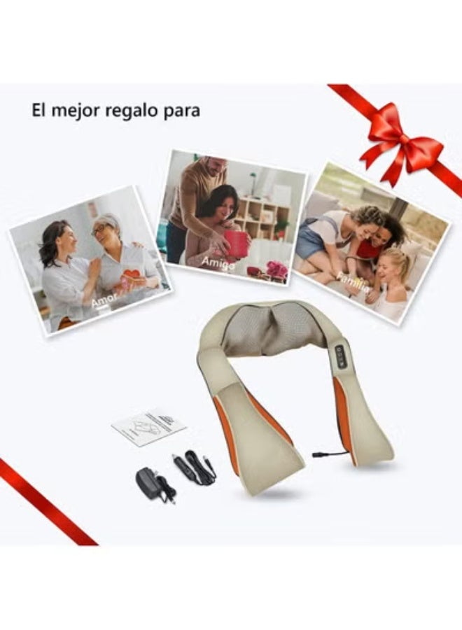 Back & Neck Massager Device – 4D Deep Tissue Electric Massage with Heat – Relaxing & Easy-to-Use for Daily Comfort - Image 2