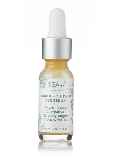 Sea-El Sea-el Bakuchiol Kelp Eye Serum Plant-Based Skincare Naturally Boosts Under Eye Glow Targets Deep Wrinkles & Supports Smooth Skin - Retinol Alternative for Women or Men, Vegan - .5 oz 