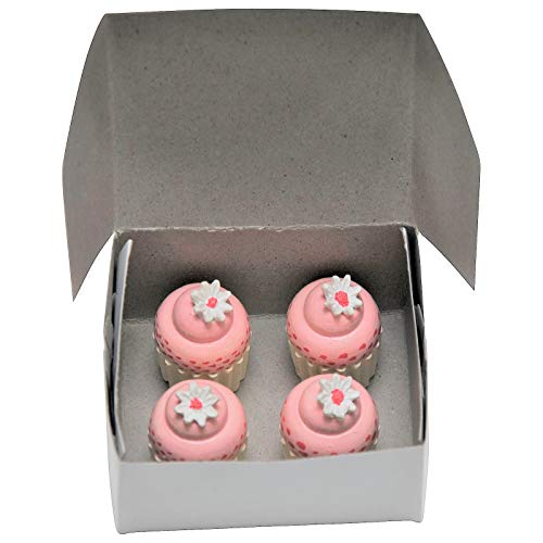 THE QUEEN'S TREASURES 18 Inch Doll Bakery Food Accessory, 4 Piece Mini Cupcakes Packaged with Authentic Bakery Box, Compatible with American Girl Pastry Bake Shop & Kitchen Furniture - Image 2