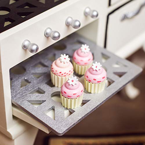 THE QUEEN'S TREASURES 18 Inch Doll Bakery Food Accessory, 4 Piece Mini Cupcakes Packaged with Authentic Bakery Box, Compatible with American Girl Pastry Bake Shop & Kitchen Furniture - Image 1