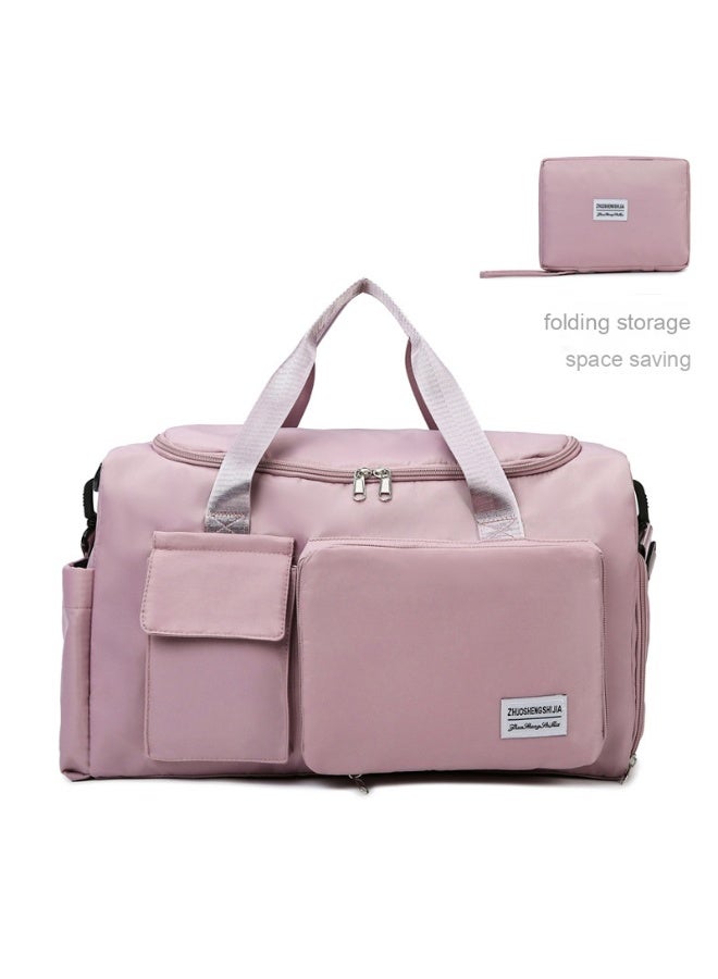 Large Capacity Travel Tote Bag | Wet & Dry Separation, Independent Shoe Compartment, Foldable Storage | Ideal for Travel, Gym, and Maternity Use - Image 1