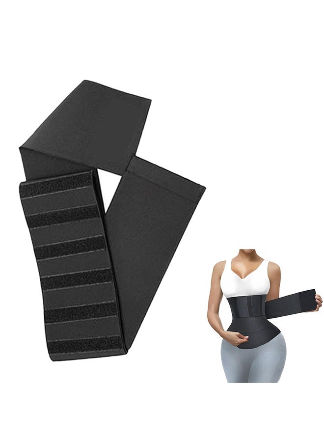 GNAFOTU Waist Trainer for Women Snatch Bandage,Waist Shapewear,Tummy Wraps Belly Body Shaper Waist Trimmer Belt,Width13cm, Length 4m - Image 1