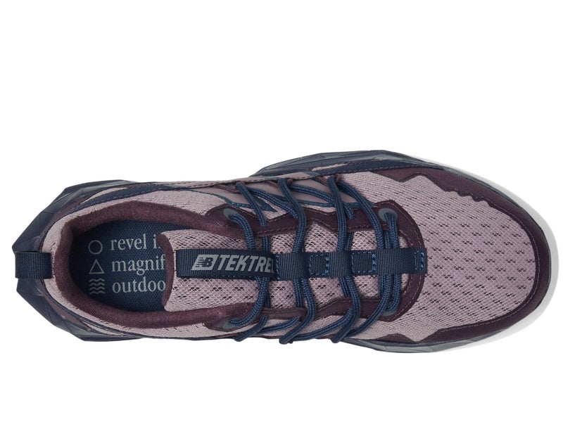 New Balance Women's Dynasoft Tektrel V1 Trail Running Shoe, Ice Wine/Plum Brown/Nb Navy, 5 Wide - Image 2