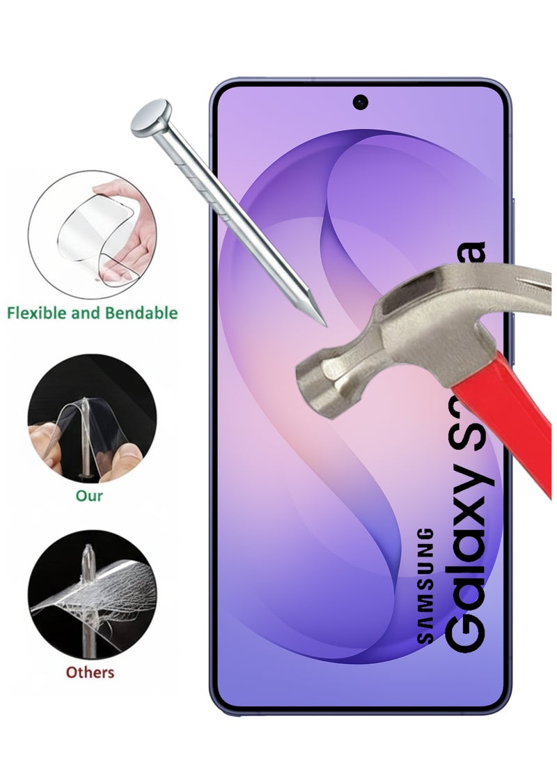 عبوة من قطعتين من واقي شاشة سامسونج جالاكسي S26 ألترا، مصنوع من السيراميك النانوي الفاخر، يغطي الشاشة بالكامل، شفاف ومرن | مضاد للتجسس، تغطية كاملة من الحافة إلى الحافة، شفافية عالية، ملمس ناعم، سهل التركيب - Image 3