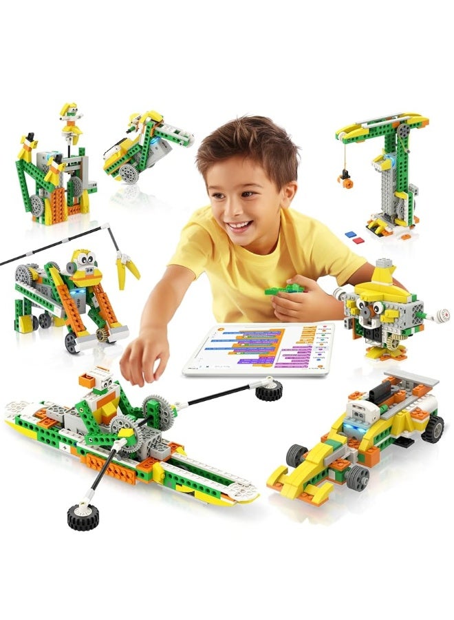 Apitor 20-in-1 Robot Kit, STEM Programming Educational Building Block Robot Toy for Kids, Coding Learning, APP RC Robot/Car, Ideal Gift for Boys and Girls Ages 6+ - Image 5