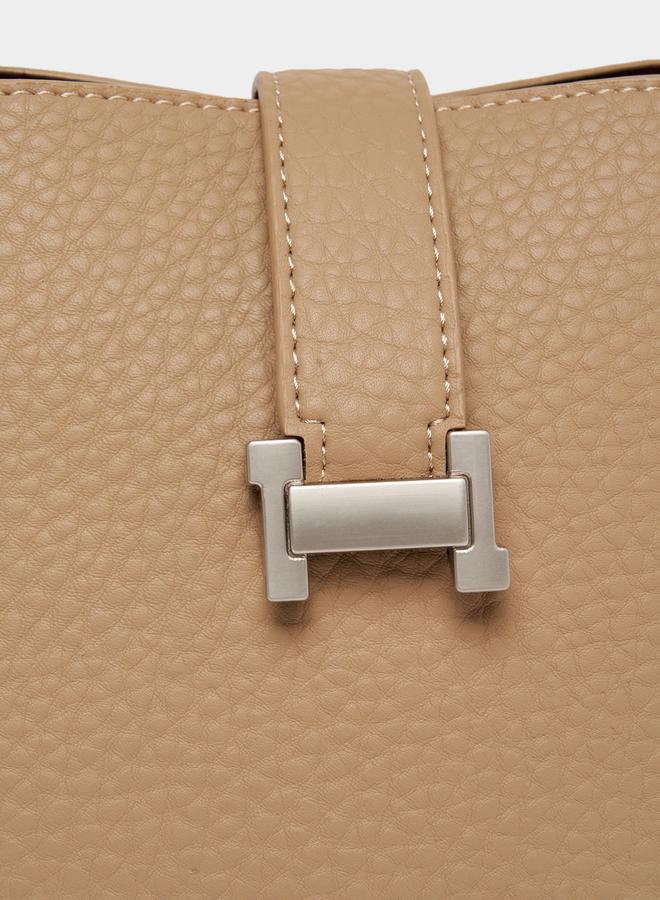 ستايلي شنطة يد سادة بحمالة يد وحزام قابل للتعديل - Image 5