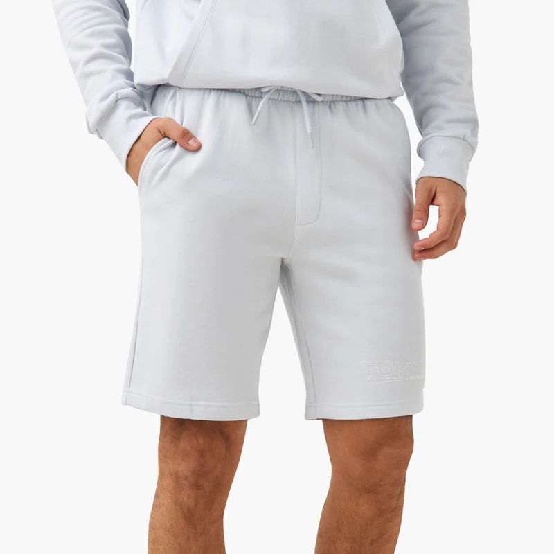 Splash FAV Printed Hoodie and Shorts Set