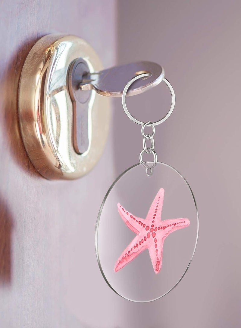 TPGP 3 Inch Acrylic Blanks Ornament Acrylic Keychain Blanks Clear Ornaments Clear Discs for Crafts(Circle with Hole, 50 Pieces) - Image 2