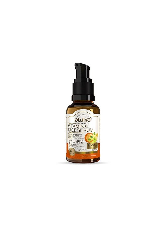 atulya Vitamin C Face Serum Face Serum For Glowing Skin Reduces Pigmentation & Dark Spots Vitamin C Serum For All Skin Types 30 Ml - Image 1