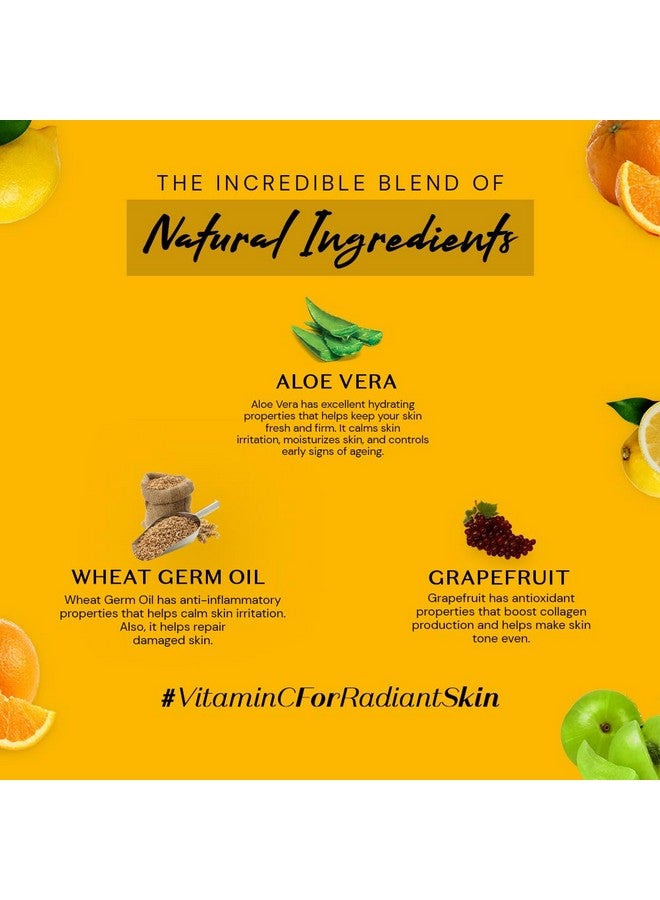 atulya Vitamin C Face Serum Face Serum For Glowing Skin Reduces Pigmentation & Dark Spots Vitamin C Serum For All Skin Types 30 Ml - Image 3