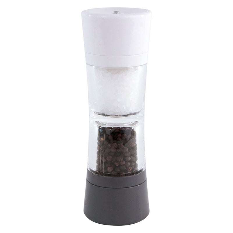 COLE & MASON Cole Mason Lincoln Duo Salt and Pepper Grinder Combo Acrylic Combination Mill Includes Premium Salt and Peppercorns
