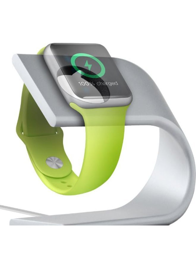 Captaintech Watch Stand For Apple Silver  - Image 4