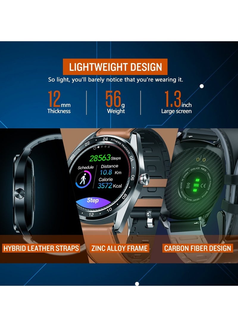 Zeblaze F210 ECG Smart Watch with Bluetooth Calling Bracelet Blood Pressure Exercise Tracking Heart Rate Blood Oxygen and Uric Acid Health Monitoring  - Image 3