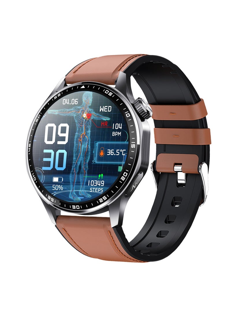 Zeblaze F210 ECG Smart Watch with Bluetooth Calling Bracelet Blood Pressure Exercise Tracking Heart Rate Blood Oxygen and Uric Acid Health Monitoring  - Image 1