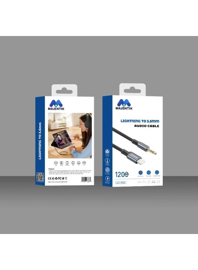 Majentik Lightning to 3.5mm Audio Cable CC-002-L for Lossless Sound - Image 2