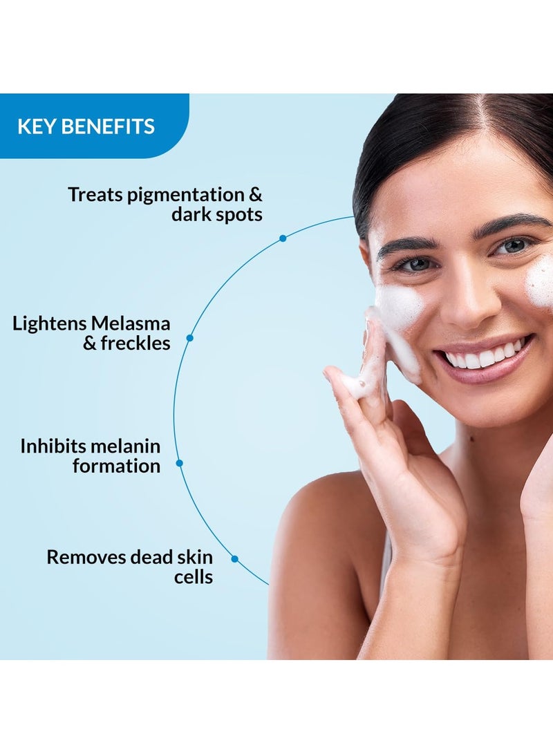 فيكسديرما سكارفيكس -TX غسول الوجه بحمض الترانيكساميك وحمض الكوجيك والنياسيناميد | حمض الكوجيك والتصبغات لجميع أنواع البشرة | غسول الوجه للنساء والرجال - 75 جم - Image 3