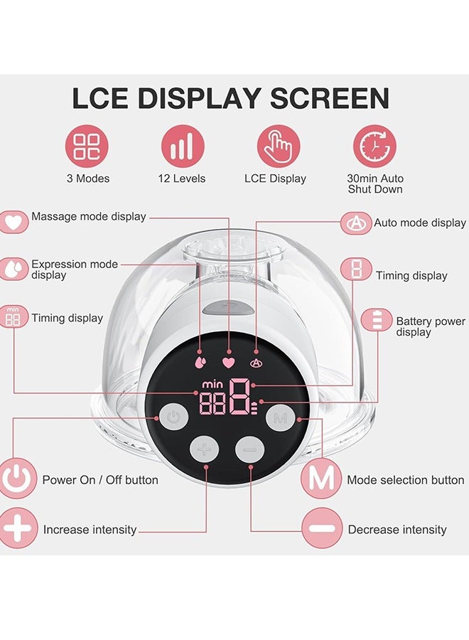مضخة واحدة كهربائية S12A، محمولة، شاشة ذكية، 3 أوضاع، و12 مستوى - Image 2