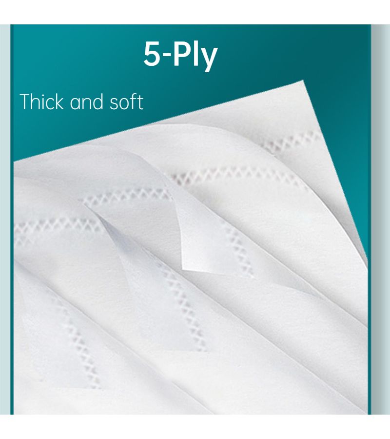 Natural Soft 5 Ply Toilet Paper 10 Rolls 3000 Total Sheets Virgin Pulp - Image 4
