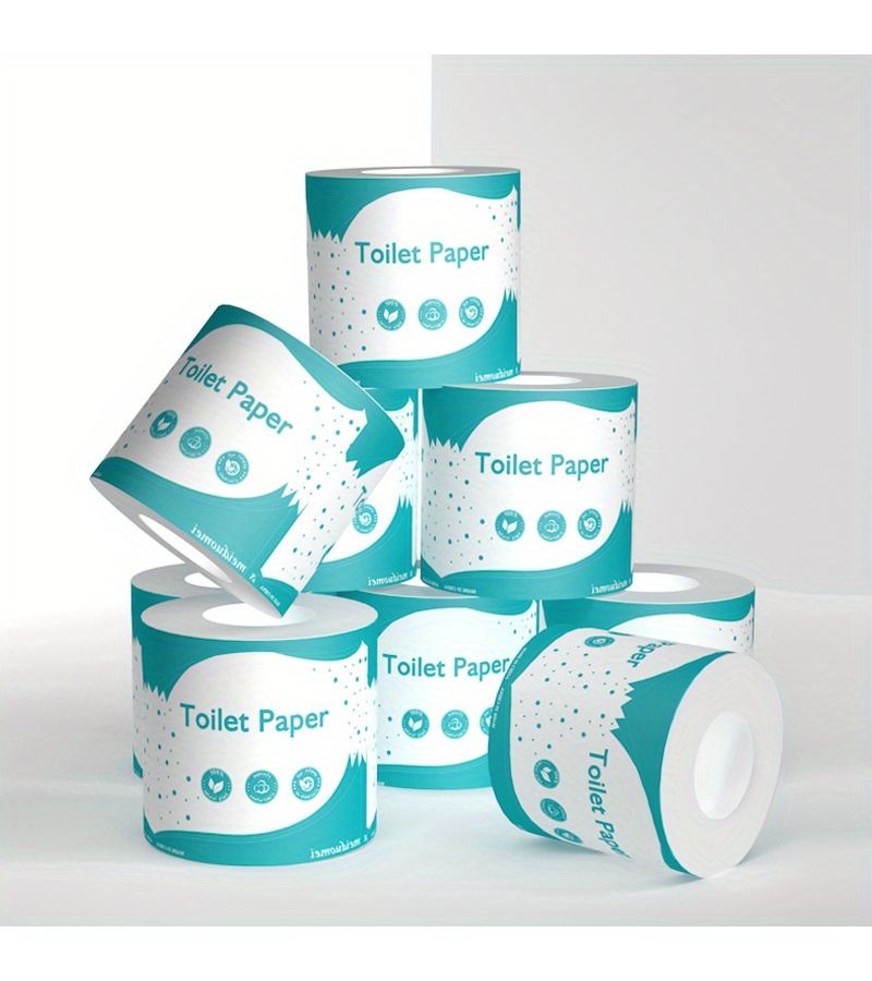 Natural Soft 5 Ply Toilet Paper 10 Rolls 3000 Total Sheets Virgin Pulp - Image 1