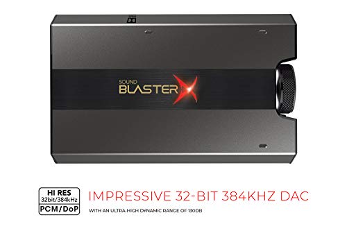 Creative ساوند بلاستر إكس جي 6 هاي-ريس 130dB 32بت/192kHz جيمنج دي إيه سي، بطاقة صوت خارجية عبر USB، دولبي ديجيتال، صوت محيطي افتراضي 7.1، تحكم في الصوت الجانبي/السماعات للكمبيوتر وأجهزة الألعاب - Image 4