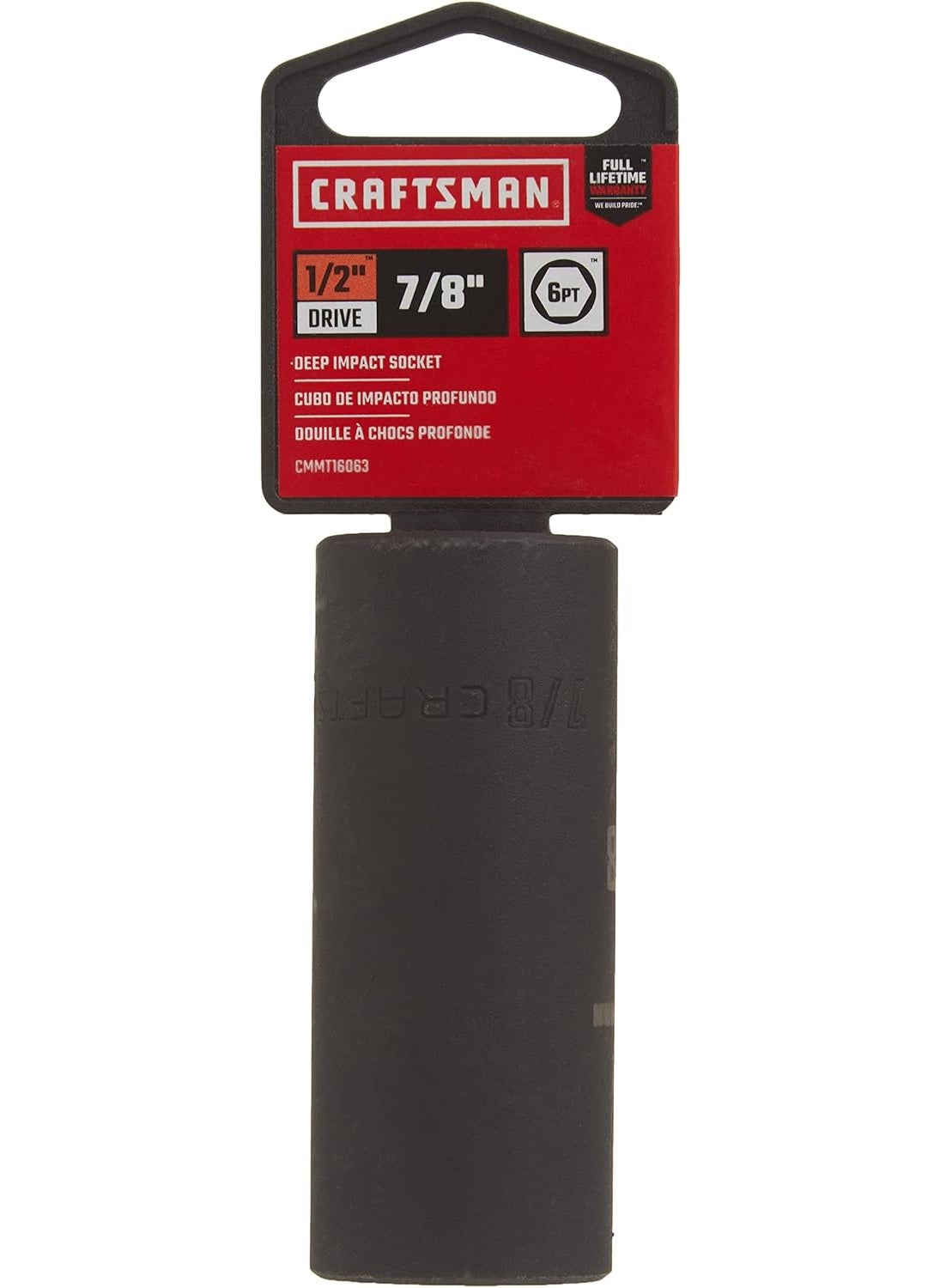 CRAFTSMAN CRAFTSMAN Deep Impact Socket SAE 12Inch Drive 78Inch CMMT16063  - Image 2