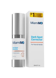 MiamiMD MD Dark Spot Corrector For Face, Body & Hands - Anti Aging Cream & Age Spot Remover For All Skin Types - Paraben Free, Fragrance Free, Cruelty Free - Results in as a little as 60-90 Days - 30ml  - Image 1