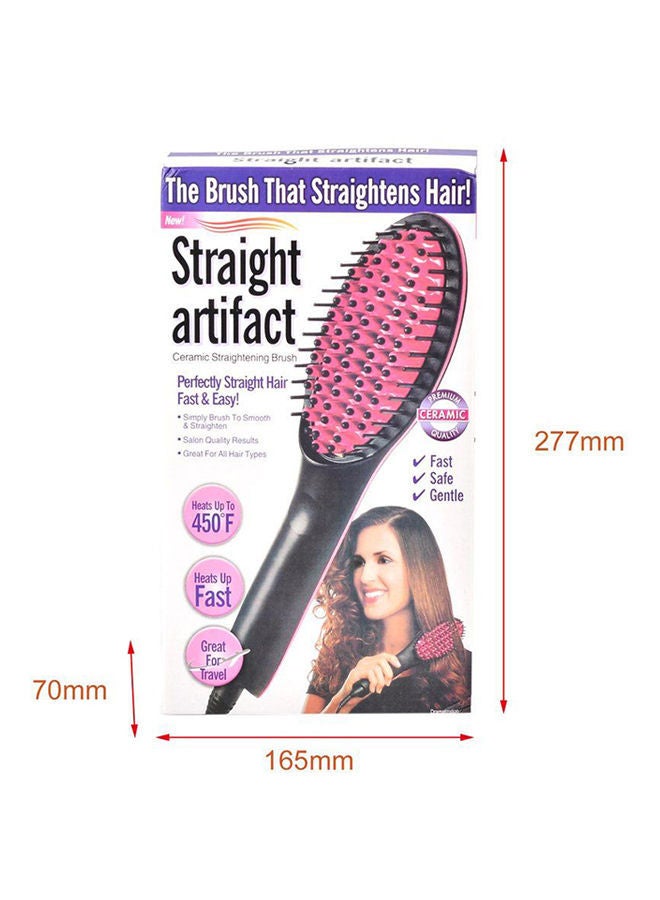 NIBEMINENT Professional LCD Display Fast Hair Straightener Brush - Image 2
