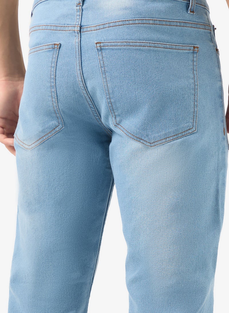 سفنتي فايف جينز بقصة مستقيمة - Image 5