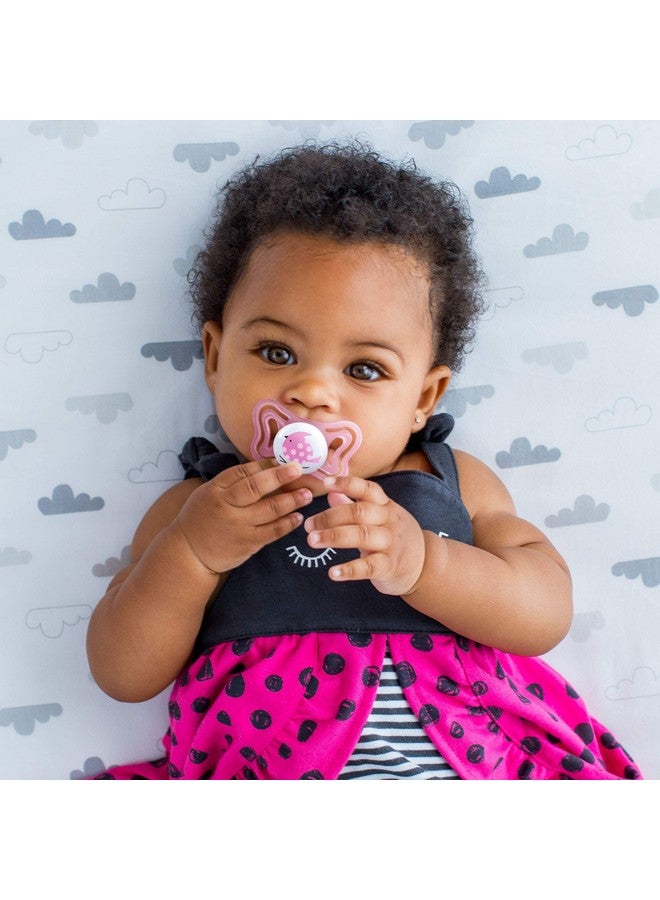 Chicco مصاصة Physioforma Light Day & Night بما في ذلك مصاصة مضيئة في الظلام للأطفال بعمر 06 أشهر حلمة تقويمية وردية خالية من مادة Bpa، تحتوي على قطعتين في علبة معقمة - Image 4