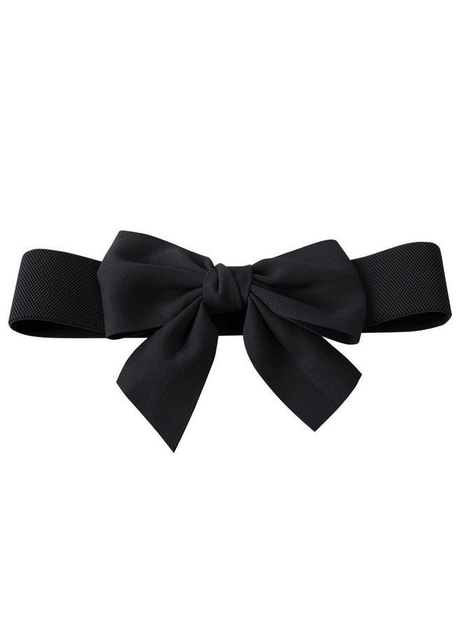MUXXN - Ladies Classy Plus Elastic Wasit Belts For Dress (Black L) - Image 1