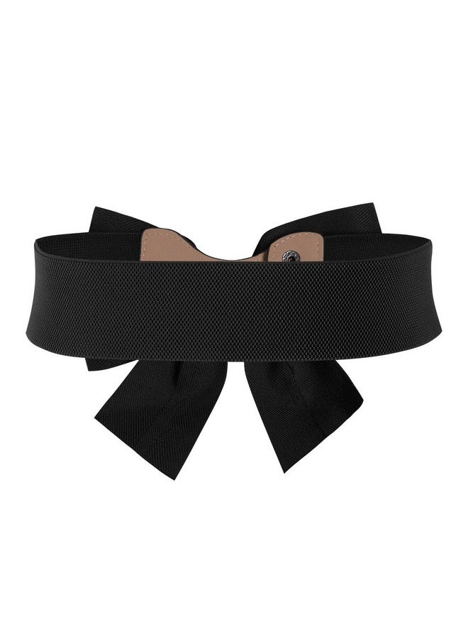 MUXXN - Ladies Classy Plus Elastic Wasit Belts For Dress (Black L) - Image 1