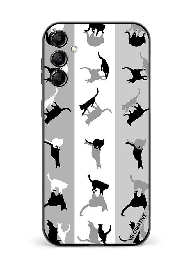 VR CREATIVE Protective Case Cover For Samsung Galaxy A55 Cats Spook Design Multicolour - Image 1