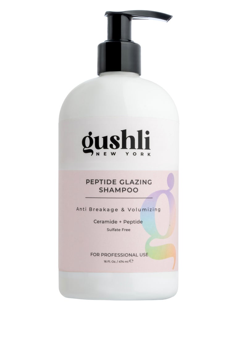 Peptide Glazing Shampoo It offers the ultimate hair recovery and is infused with Argan Oil, Pro-Vitamin B5, Keratin, and Collagen. Best for normal to dry hair.
