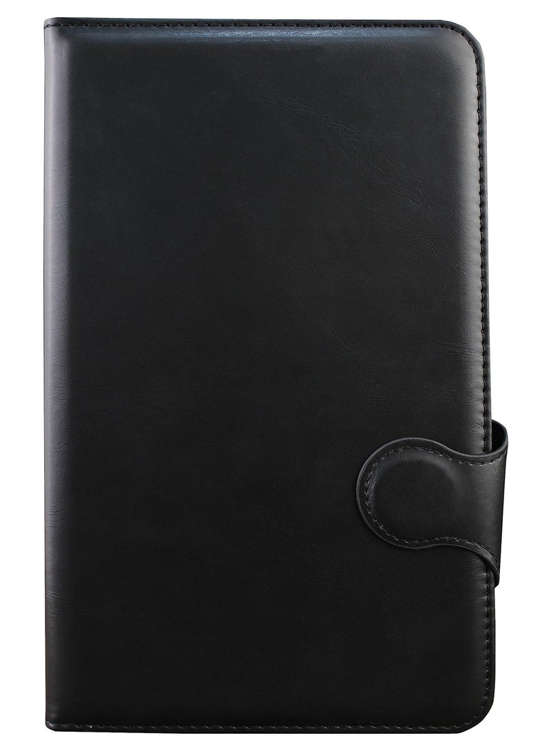 Case for Samsung Galaxy Tab S6 Lite 10.4 Inch 2022/2020 Model (SM-P610/P613/P615/P619) - Slim PU Leather Folio Stand, Shock-Absorbing Corners, Auto Wake/Sleep - Black - Image 1