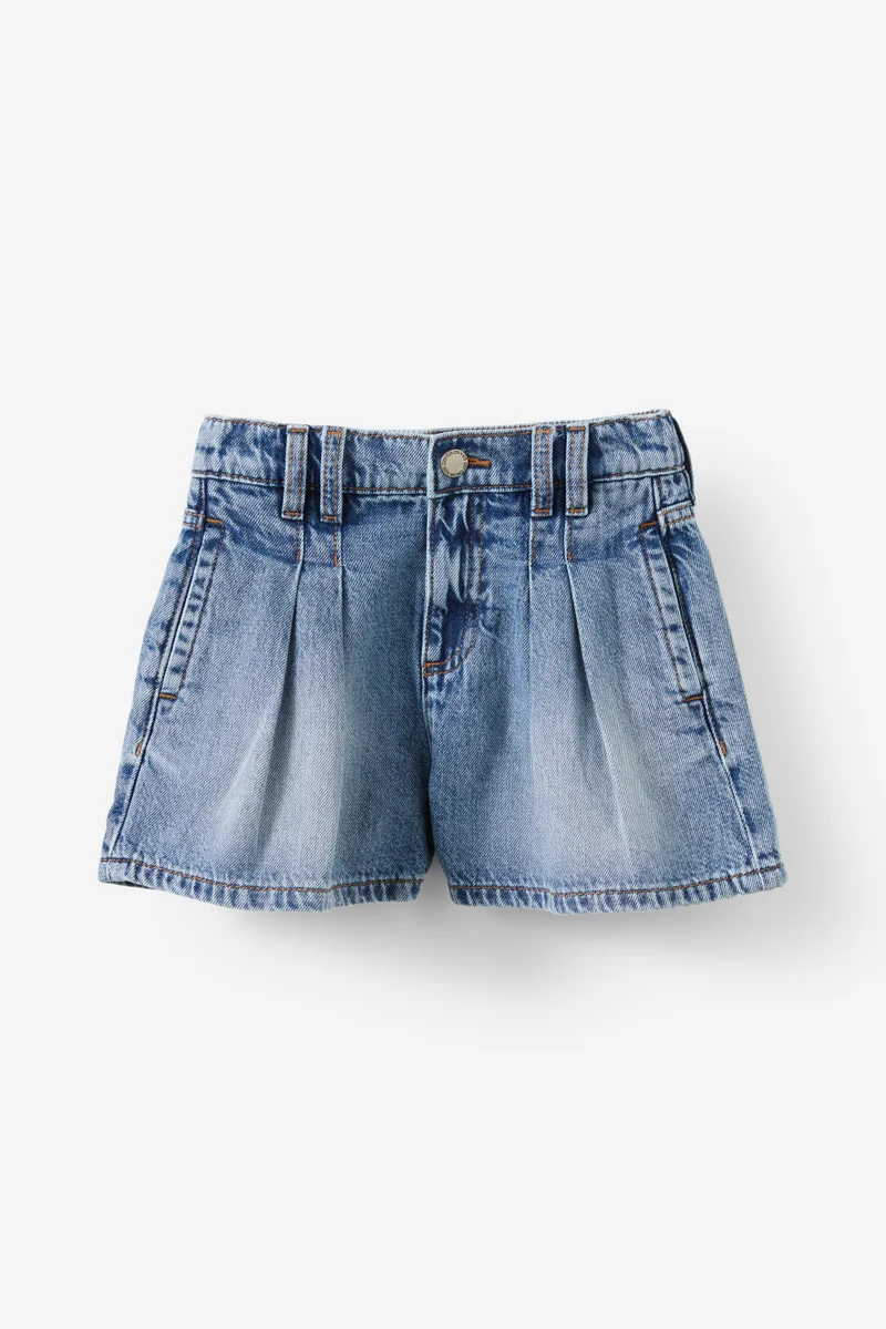كوتون اون Sarai Pleat Front Denim Short