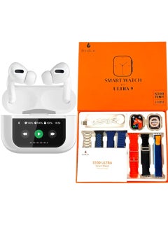 Series 8 ULTRA Smart Watch 2.20inch With A Full Screen Works With The Android And IOS System & ANC TWS Bluetooth 5.4 Wireless In-Ear Headset Ultra-Low Latency Music Bluetooth Earphones