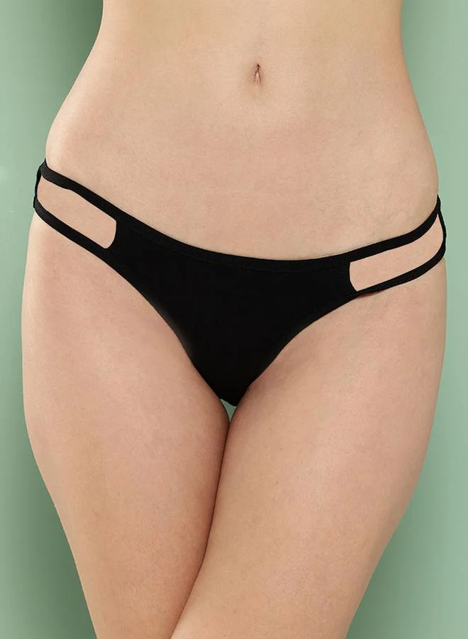Leading Lady  Pack of 3 - Cotton Cut-Out Detail Bikini for Women | Best Price UAE