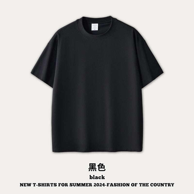 RS Mens Wear | Sorona Cool Short Sleeve T-Shirt Ice Skin 240G Quick-drying Sunscreen 50 UPF Short Sleeve Men Dark gray - Image 5