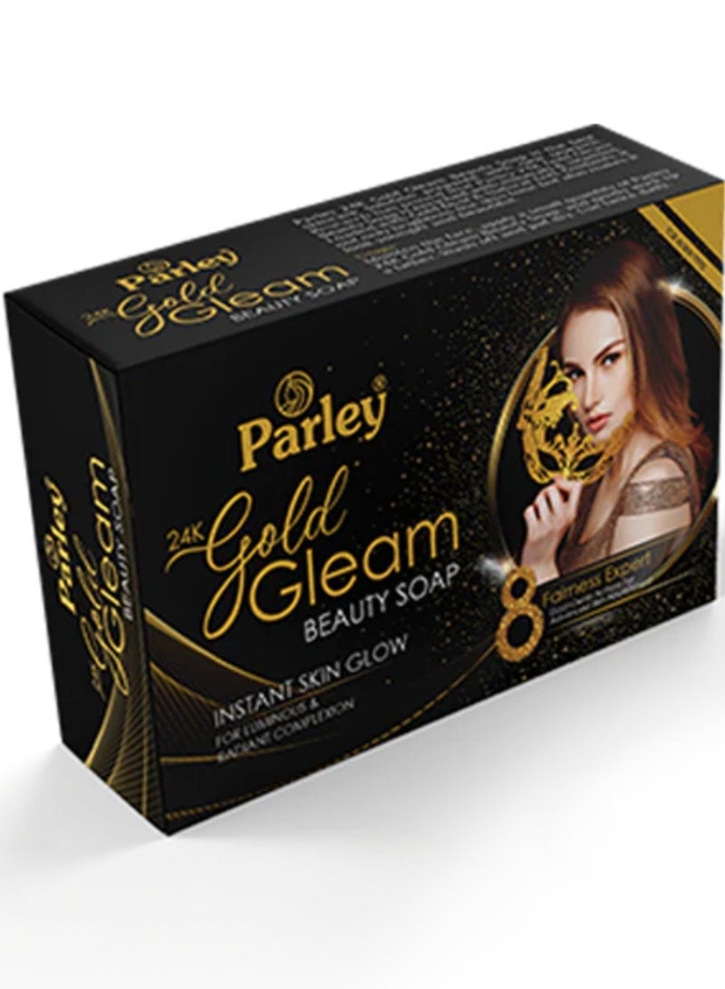 بارلي قطعتين من صابون الجمال اللامع من الذهب عيار 24 قيراط - Image 2