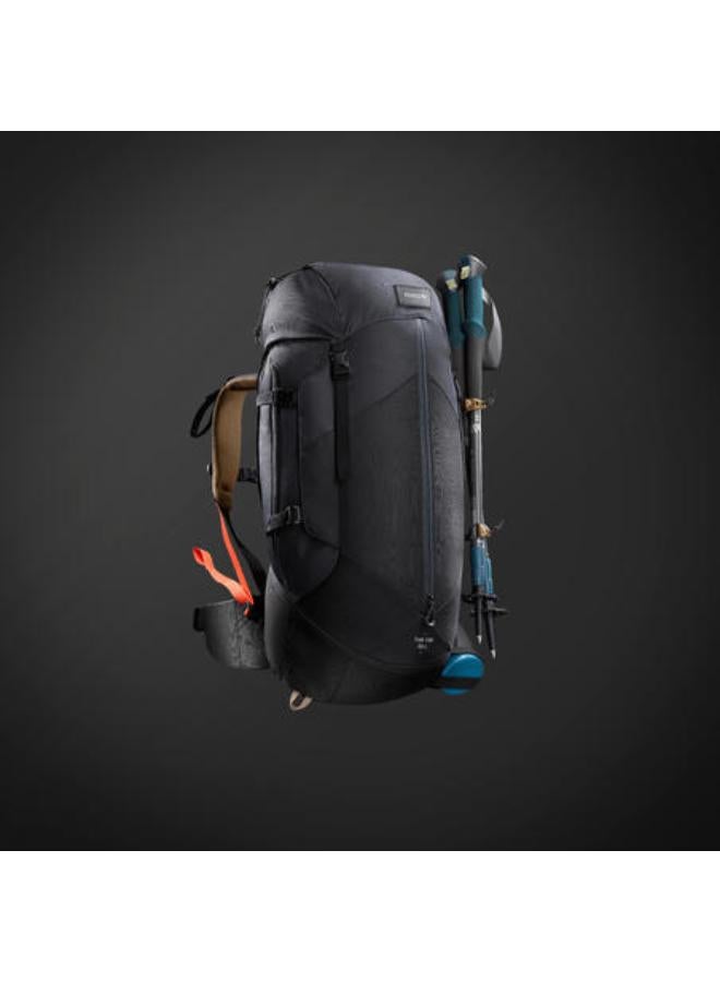 فوركلاز حقيبة الظهر للمشي لمسافات طويلة في الجبال للرجال | TREK 100 سعة 50 لتر- أسود  - Image 2
