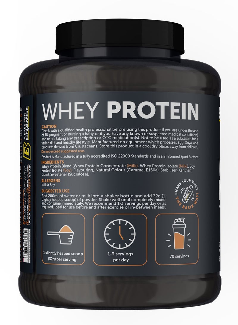 باسيكس بروتين مصل اللبن للعضلات - كراميل مملح - عبوات ٥ أرطال - Image 3