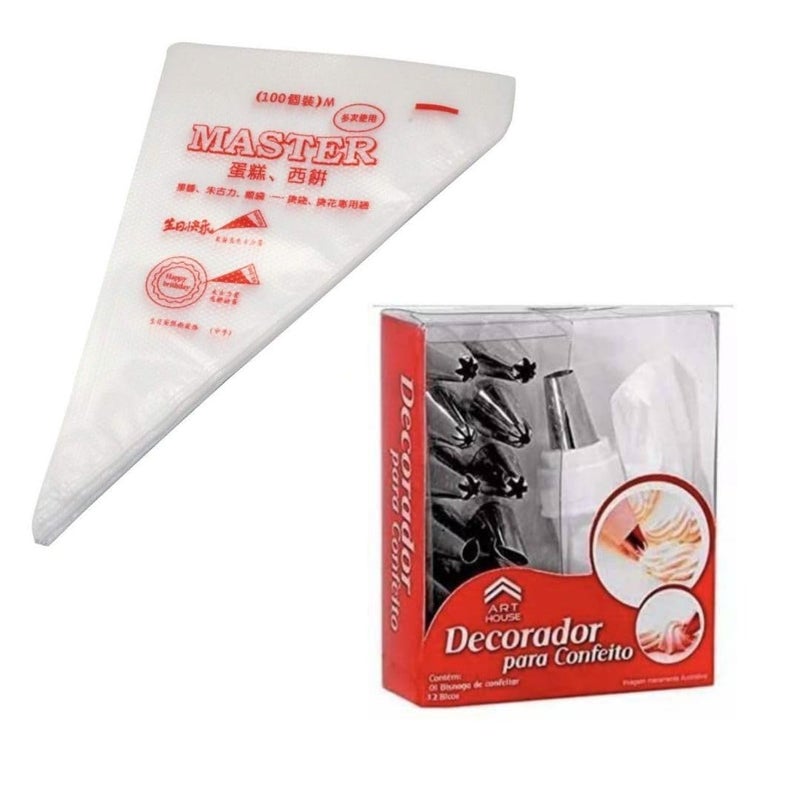 Professional Cake Decorating Set Complete Icing Piping Kit with Versatile Frosting Tools for Bakers Pastry Chefs Baking Enthusiasts  - Image 1